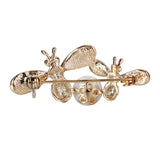 Tuliper Cute Honey Bee Animal Brooch Pin Austrian Crystal Enamel Pearl Brooches