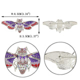 Tuliper Enamel Cicada Pin Austrian Crystal Brooches