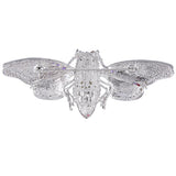 Tuliper Enamel Cicada Pin Austrian Crystal Brooches