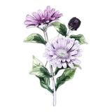 Tuliper Enamel Flower Pins Chrysanthemum Brooch