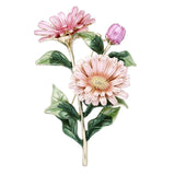 Tuliper Enamel Flower Pins Chrysanthemum Brooch