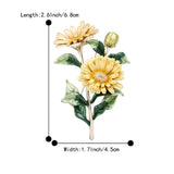 Tuliper Enamel Flower Pins Chrysanthemum Brooch