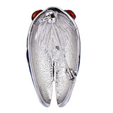 Tuliper Enamel Summer Cicada Insect Animal Brooch