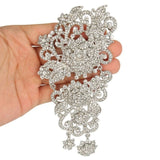 Tuliper Flower Bridal Brooch Pins Austrian Crystal Rhinestone Brooch