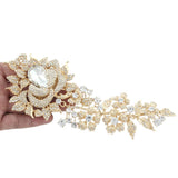 Tuliper Flower Bud Bridal Bridesmaids Austrian Crystal Brooches