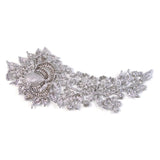 Tuliper Flower Bud Bridal Bridesmaids Austrian Crystal Brooches