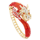 Tuliper Flying Dragon Animal Bracelet Bangle Austrian Crystal Rhinestone Bangle