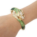 Tuliper Flying Dragon Animal Bracelet Bangle Austrian Crystal Rhinestone Bangle