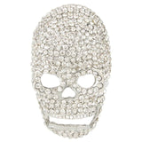 Tuliper Halloween Skull Skeleton Brooch