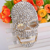 Tuliper Halloween Skull Skeleton Brooch