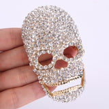 Tuliper Halloween Skull Skeleton Brooch