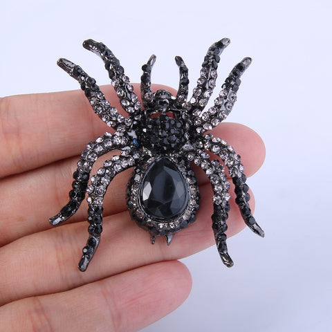 Tuliper Halloween Skull Skeleton Spider Animal Brooch