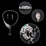 Tuliper Leopard Panther Animal Jewelry Set