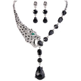 Tuliper Leopard Panther Animal Jewelry Set