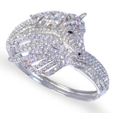 Tuliper Lucky Horse Animal Bracelet & Bangle Austrian Crystal Rhinestone Bangle