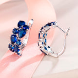 Tuliper Luxury Bridal Teardrop Earrings Cubic Zircon Earrings