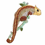 Tuliper Luxury Enamel Chameleon Brooch