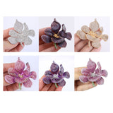 Tuliper Orchid Flower Bouquet Brooch