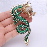 Tuliper Powerful Dragon Animal Brooch