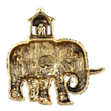 Tuliper Retro Elephant Animal Brooch