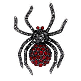 Tuliper Retro Tarantula Spider Animal Brooch Pin Austrian Crystal Rhinestone Brooch