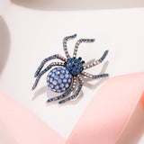 Tuliper Retro Tarantula Spider Animal Brooch Pin Austrian Crystal Rhinestone Brooch