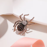 Tuliper Retro Tarantula Spider Animal Brooch Pin Austrian Crystal Rhinestone Brooch