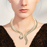 Tuliper Snake Animal Choker Necklace