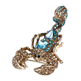 Tuliper Vivid Scorpion Animal Insect Brooch