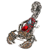 Tuliper Vivid Scorpion Animal Insect Brooch