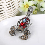 Tuliper Vivid Scorpion Animal Insect Brooch
