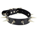 WKOUD EAM European And American Style Harajuku Punk Abdomen Belt PU Creative Necklace Rivet Tip ZE084