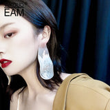 WKOUD EAM Irregular Brief Personality Large Earrings