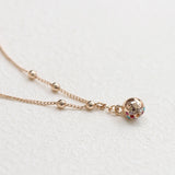 WKOUD EAM Personality All-match Rhinestone decorative ball Anklet