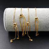 WT-B341 wholesale custom Fashionable design 24K gold trim pearl Connector Bracelets cross shape Connector Bracelets