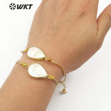 WT-B447 Natural Freshwater Handmade Pearl Bracelet