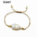 WT-B447 Natural Freshwater Handmade Pearl Bracelet