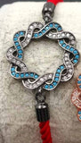 WT-MB081 WKT Flower Round Shape Adorable Connector Adjustable Bracelets