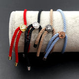 WT-MB081 WKT Flower Round Shape Adorable Connector Adjustable Bracelets