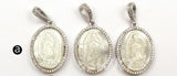 WT-MP107 Virgin Mary Medallion Shell Pendent Life Of Tree Pendant