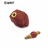 WT-P1462 irregular shape with gold natural stone Pendant