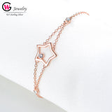 Link Bracelets Chain Silver Gold Color Beads Charm Bracelet