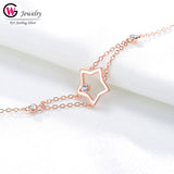 Link Bracelets Chain Silver Gold Color Beads Charm Bracelet