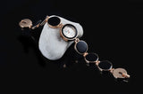 Nobler Fashion Casual 5 Colors Wafer Design Round Dial Bracelet Quartz Wristwatch