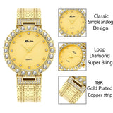 Luxury Brand Bracelet Waterproof Diamond Wrist Watche