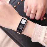 Alloy Creative Quicksand Rhinestone Bracelet Wristwatch