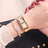 Alloy Creative Quicksand Rhinestone Bracelet Wristwatch