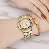 Diamond Quartz Gold Wrist Watch