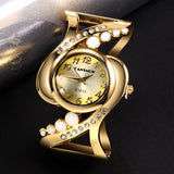 Crystal Luxury Bangle Ladies Quartz Watche