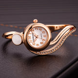 Rose Gold Stainless Steel Analog Quartz Wrist Watch